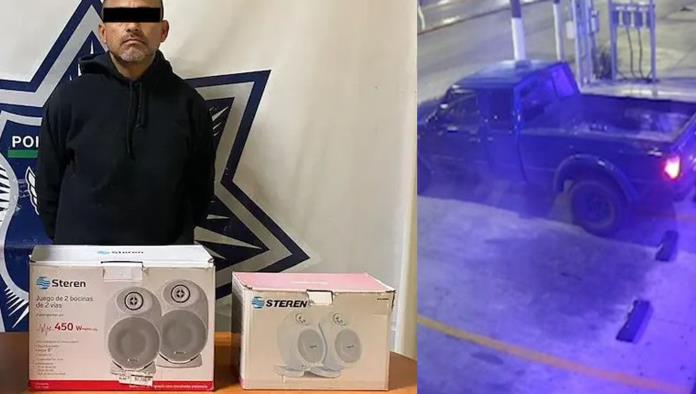 ¡DETENIDO! Aseguran a implicado en DAÑO y ROBO a tienda de electrónicos