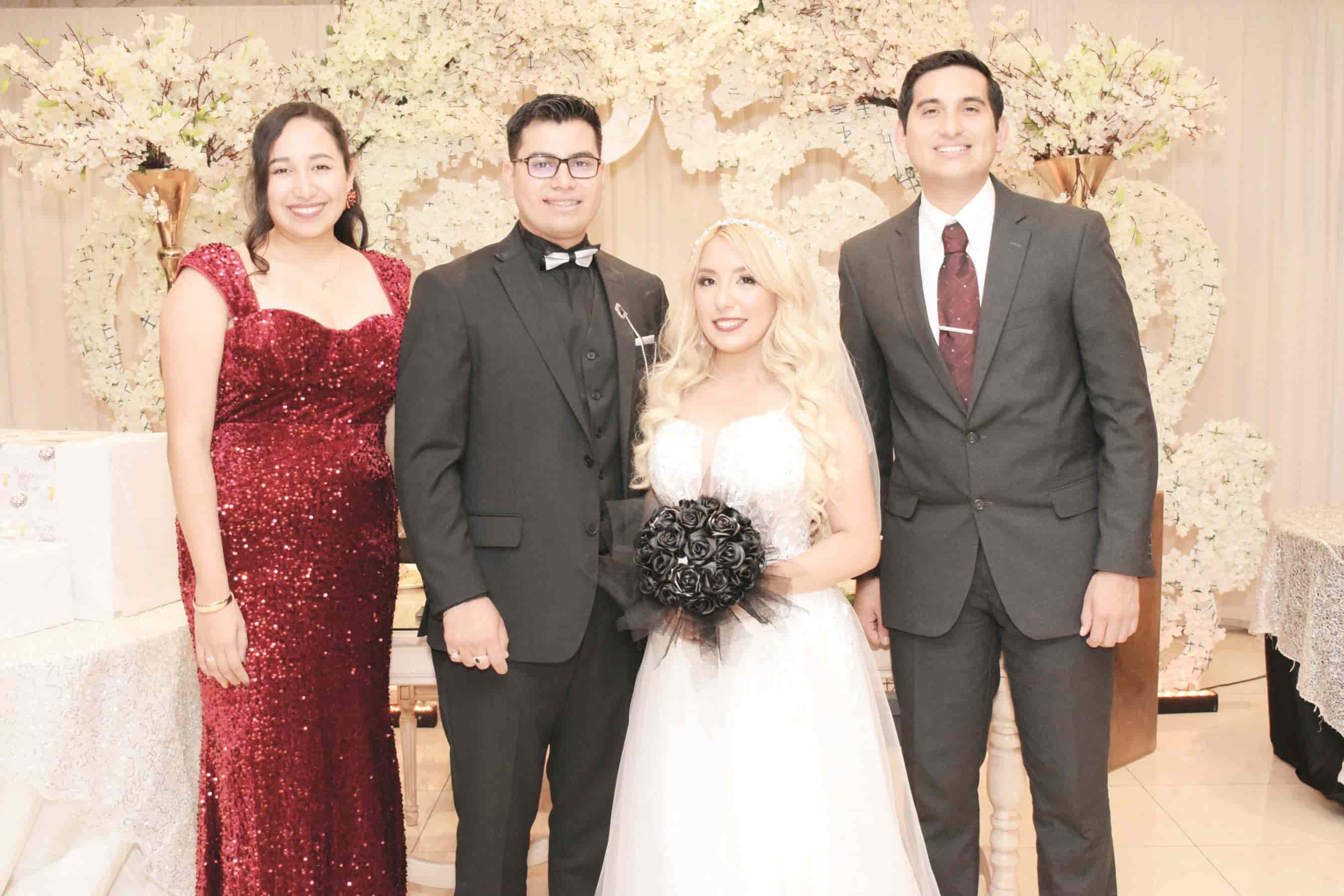 Melina Getsemaní y Pedro contraen matrimonio