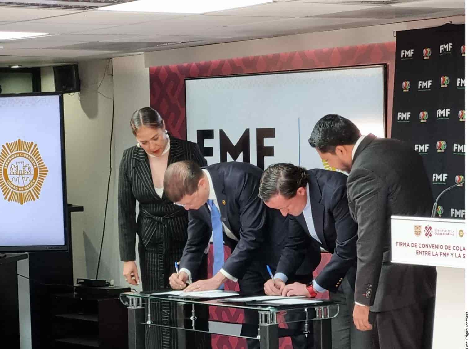 Firma Liga MX convenio con la SSC y llama al Senado 