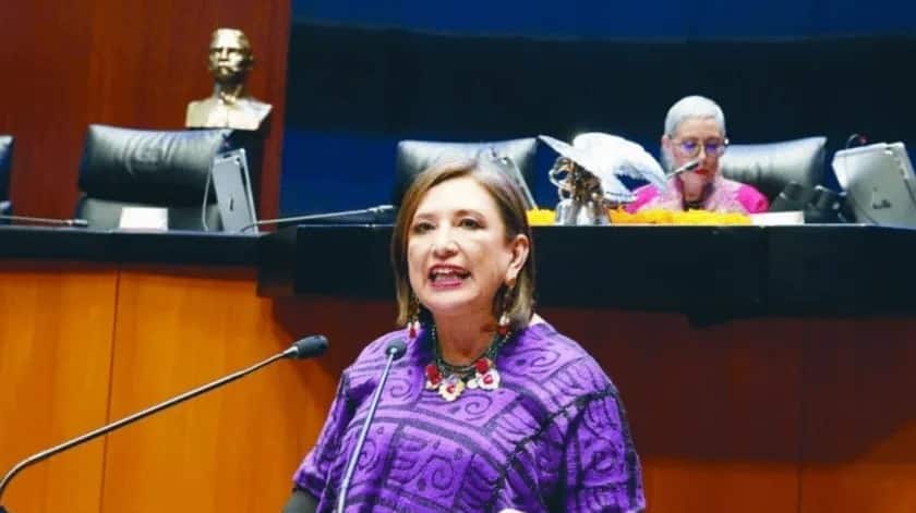 Xóchitl Gálvez pide licencia indefinida para separarse de su cargo en el Senado