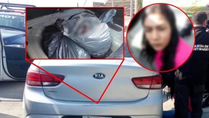 Detienen a mujer con bolsa de restos humanos en la cajuela; me tocaba tirarlos al baldío