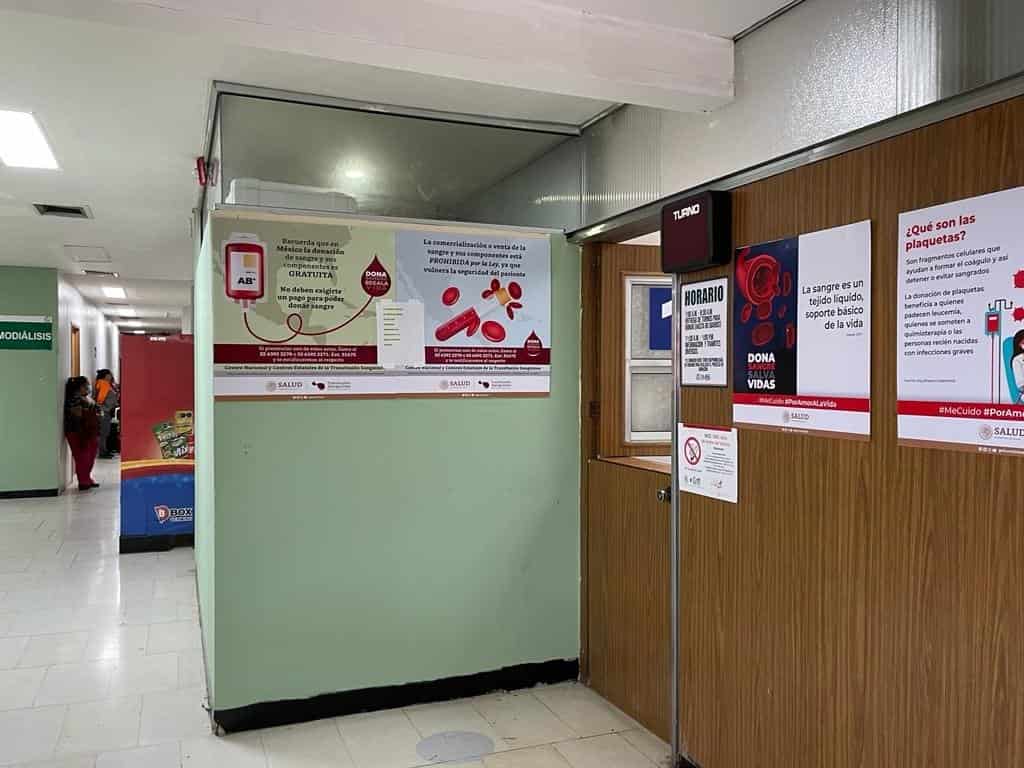 No recibe el IMSS a donadores de sangre