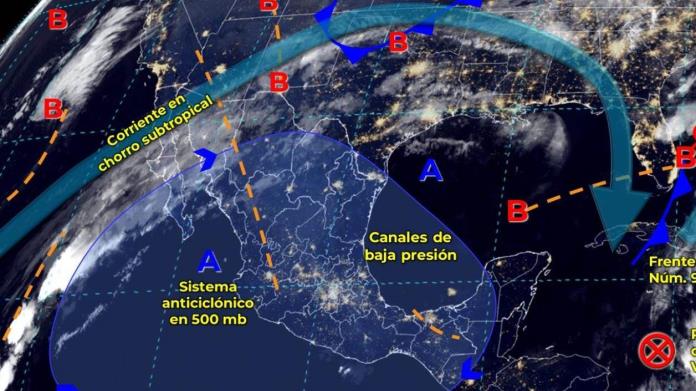 Se acercan dos frentes fríos a México; Dejarán heladas en las zonas altas Se acercan dos frentes fríos a México; Dejarán heladas en las zonas altas