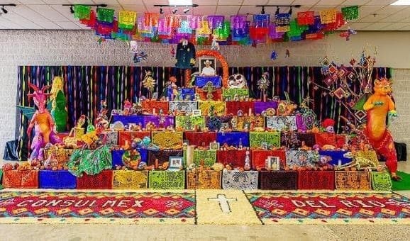 ¡PRIMER LUGAR! Gana altar de muertos de Consulado en Del Río