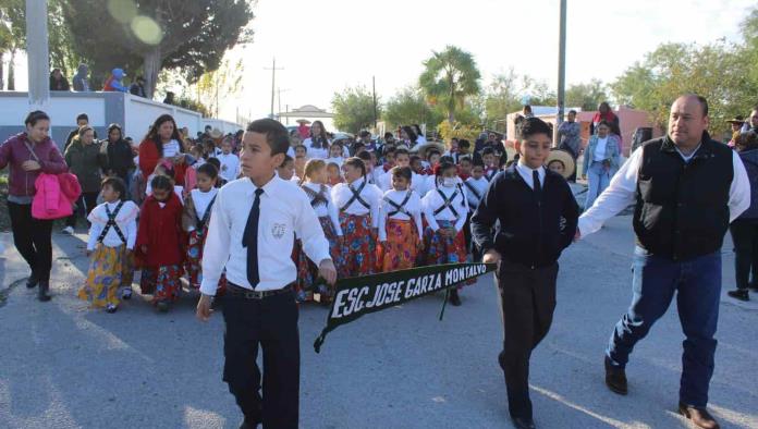 Conmemoran aniversario de la revolución Mexicana en la comunidad de Río Bravo