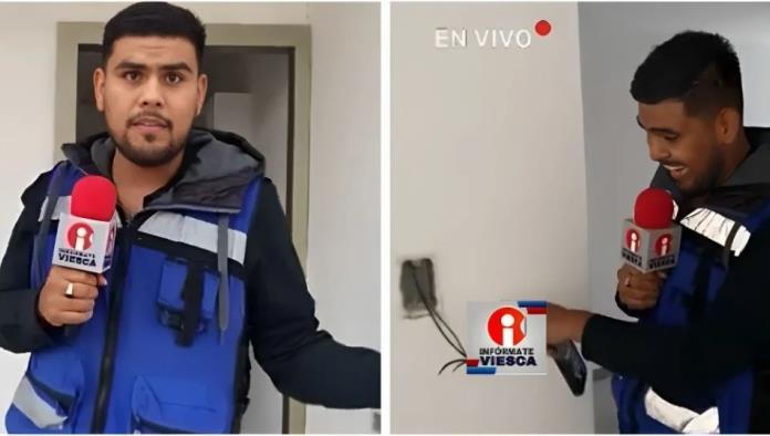 Reportero acude a cubrir un robo y descubre que era en su casa en Coahuila