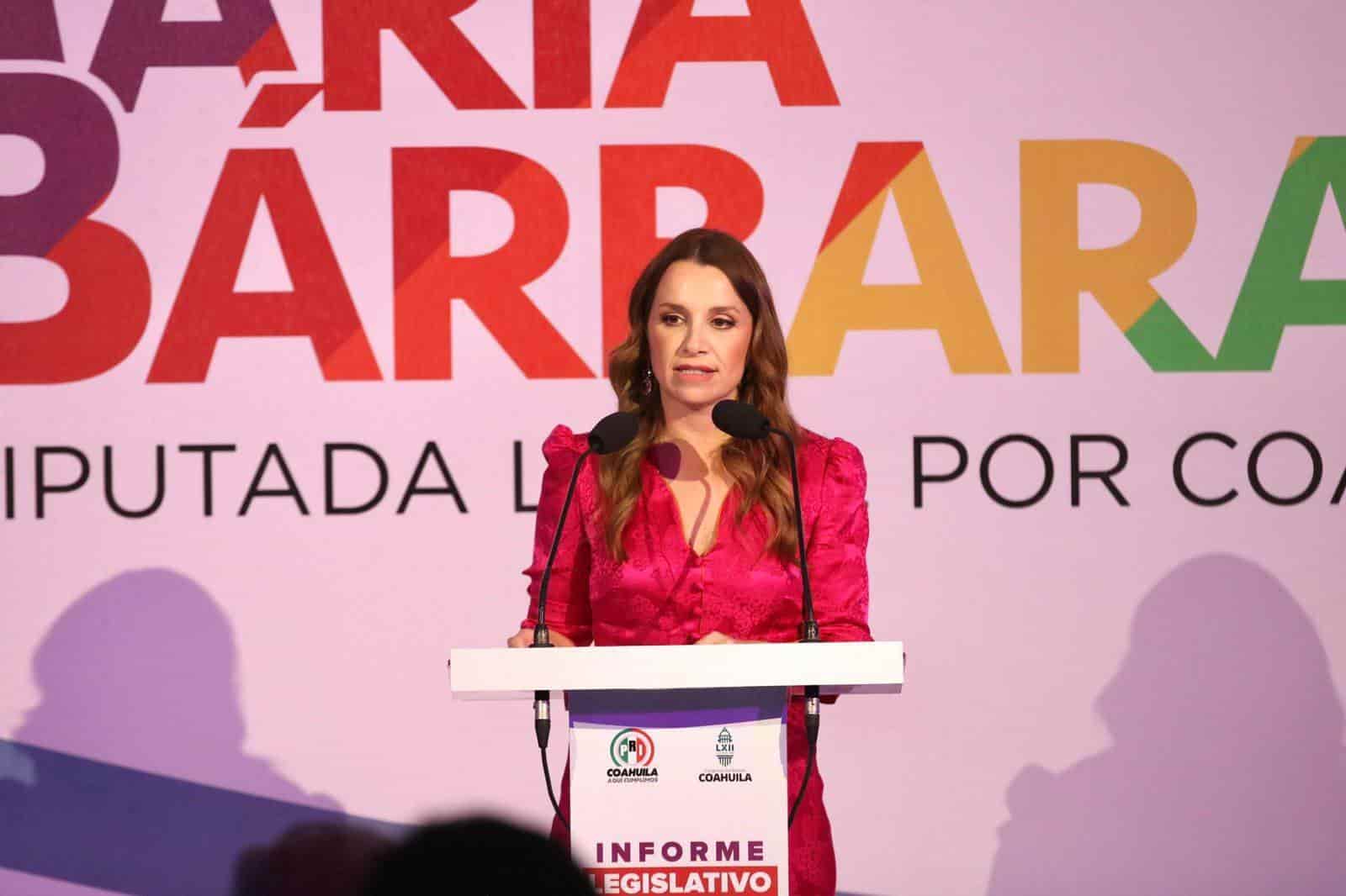 Presenta María Bárbara Cepeda informe Legislativo y de Gestión