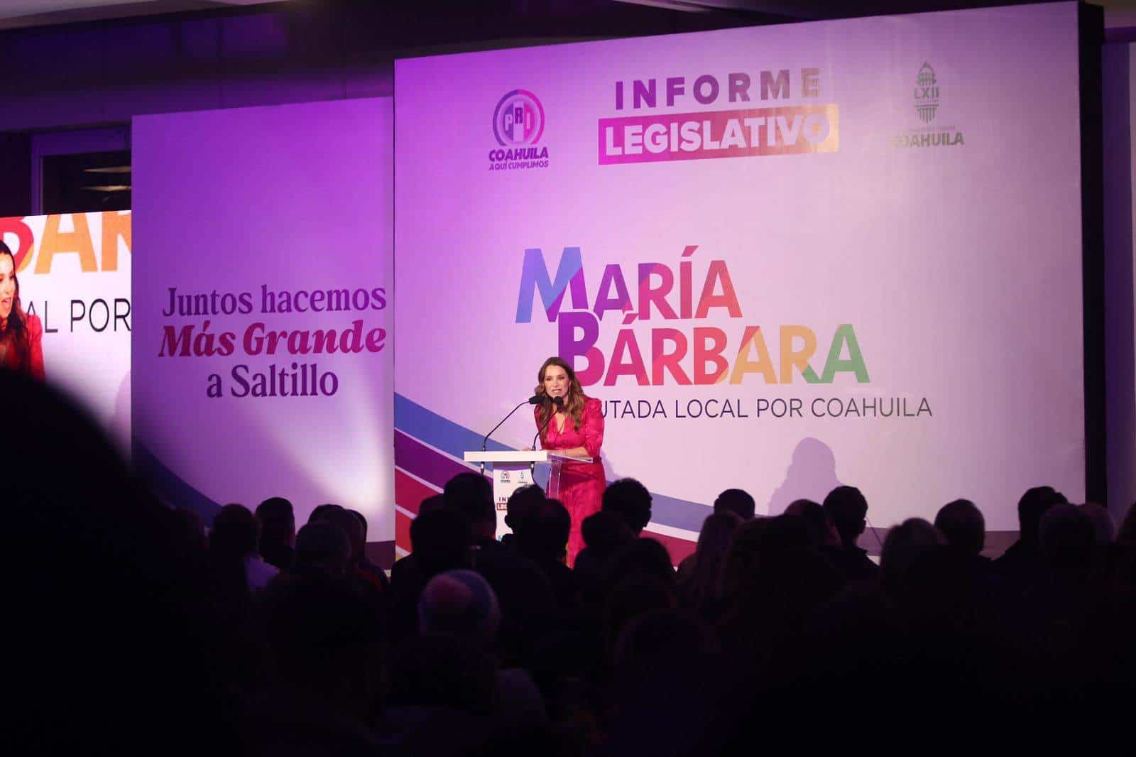 Presenta María Bárbara Cepeda informe Legislativo y de Gestión