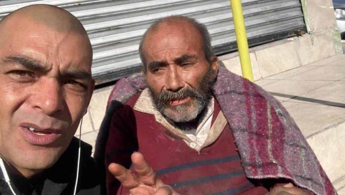 Rescatan a abuelito abandonado