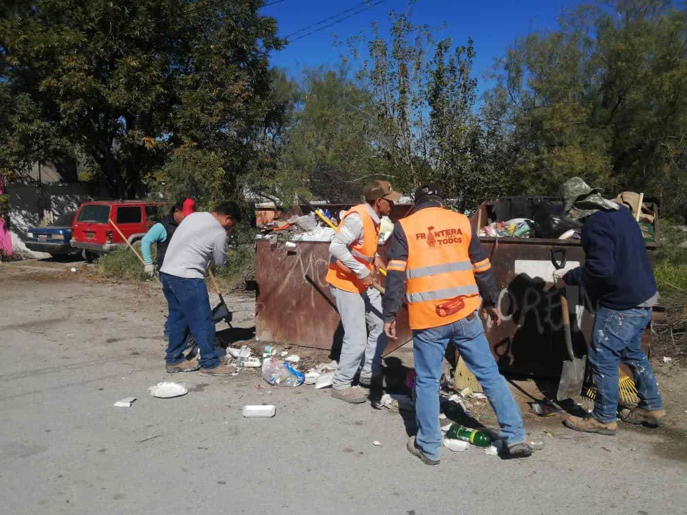 Apoya Frontera la limpieza de Castaños