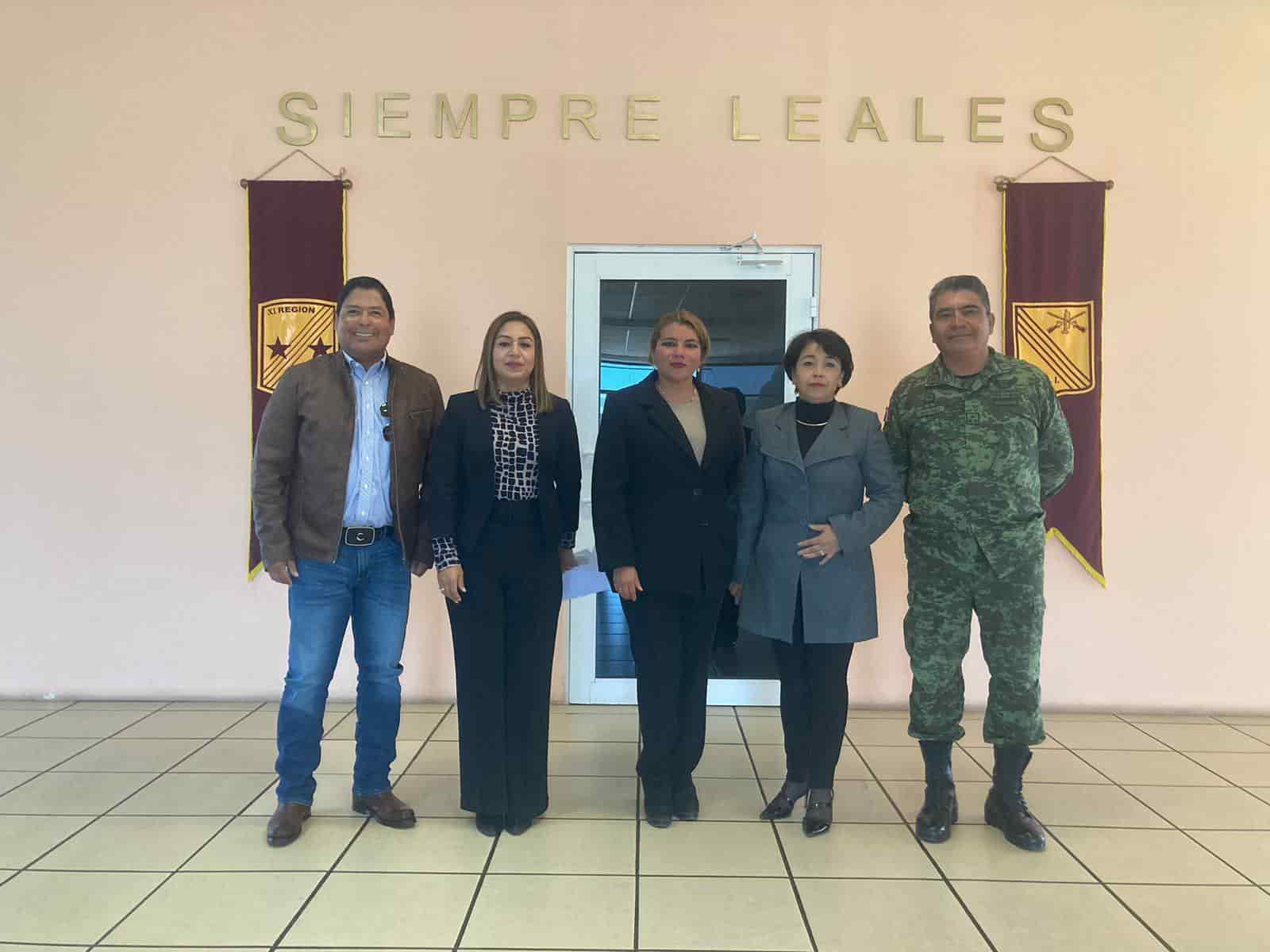 Se reúne Alcalde con Coronel de Infantería
