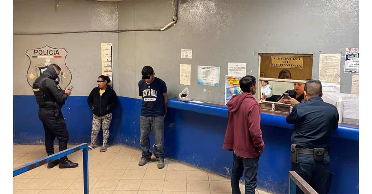 Detienen a adictos en calles de Colinas