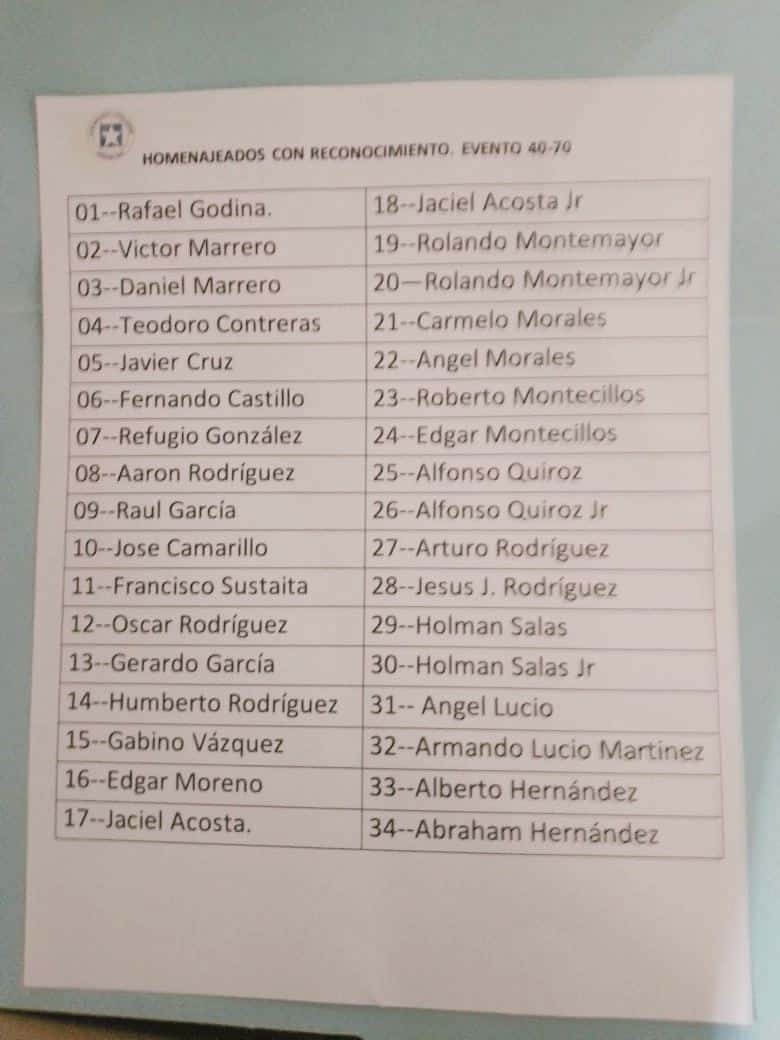 34 reciben mañana reconocimientos