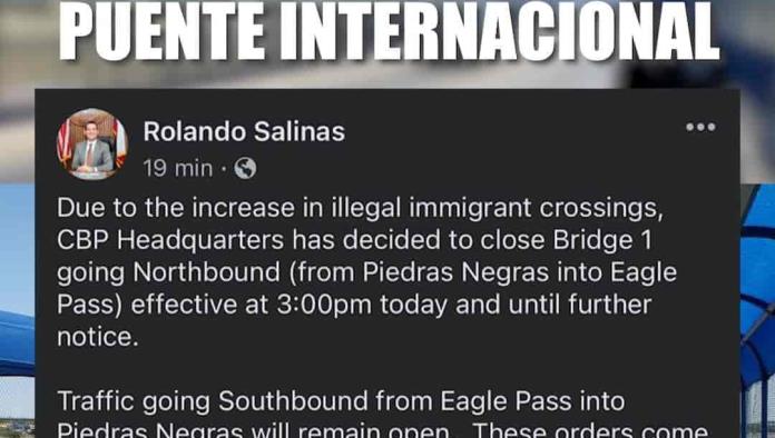Ahora el Puente II es el ÚNICO acceso a Eagle Pass