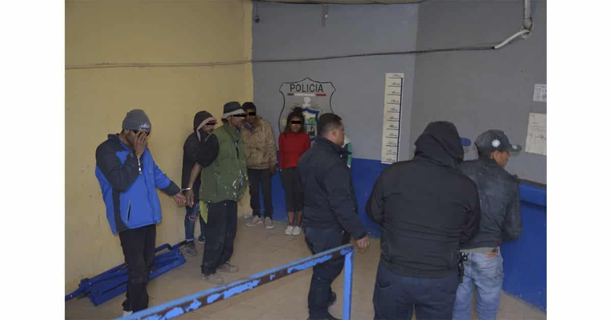 Deja operativo 7 detenidos en sector oriente de Monclova