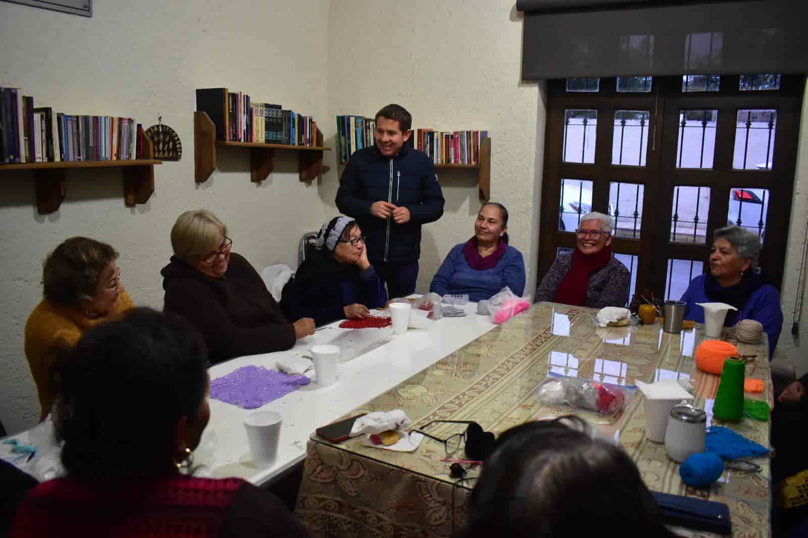 Visita Alcalde los Talleres Culturales