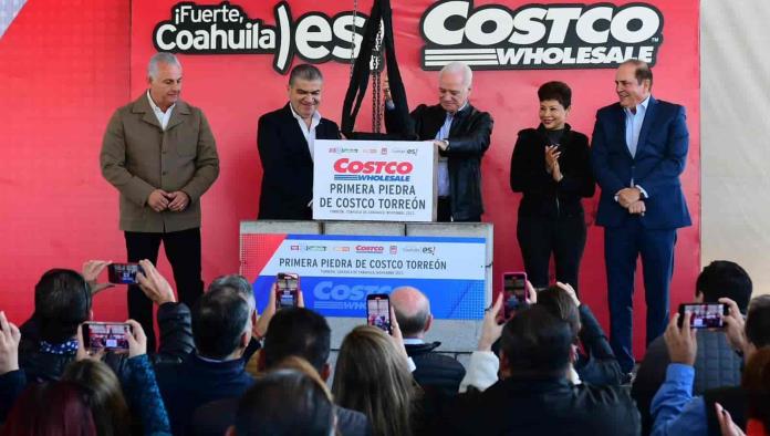 Coloca MARS primera piedra de Costco