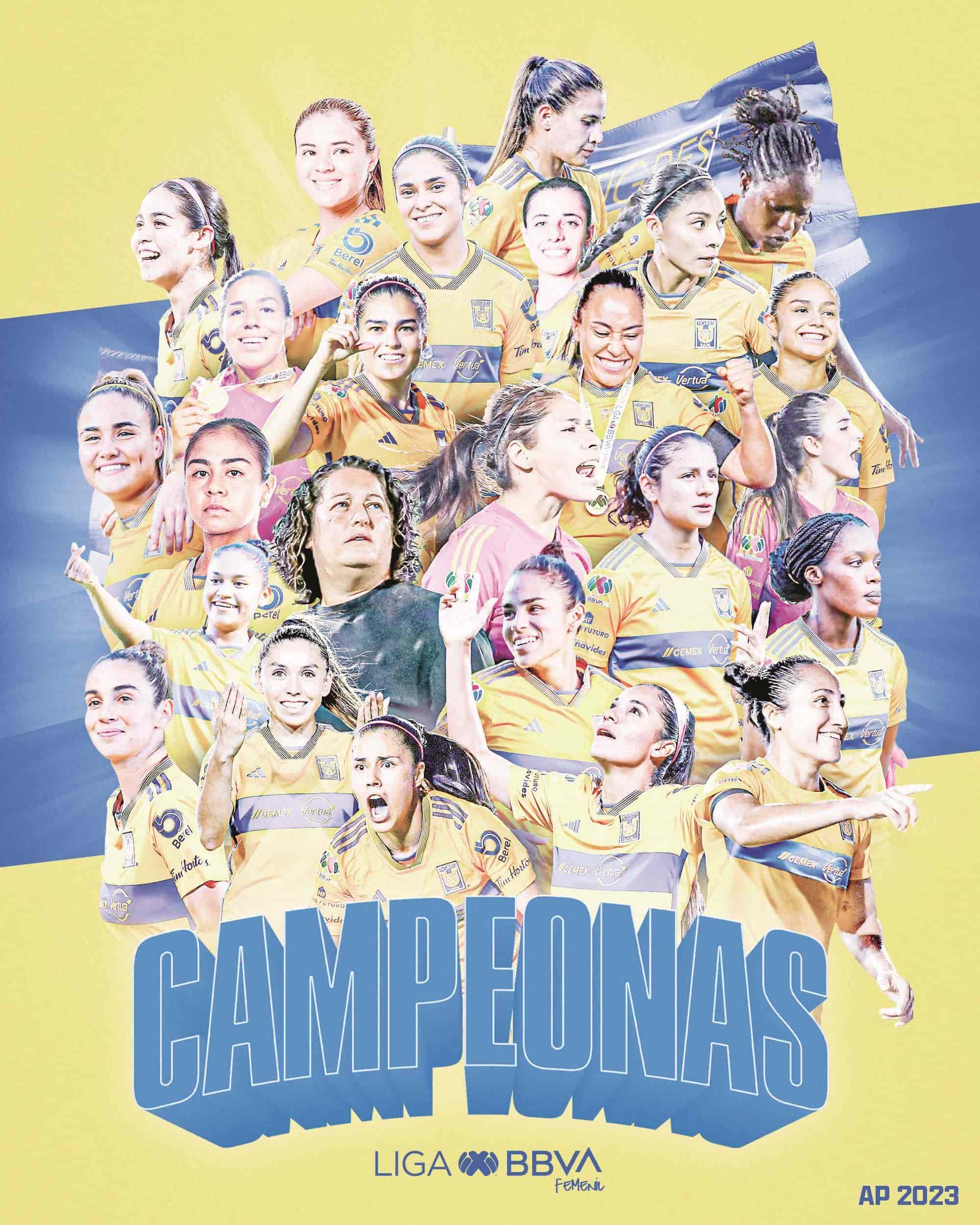 No hay otras como ellas; ¡Tigres Femenil son campeonas!
