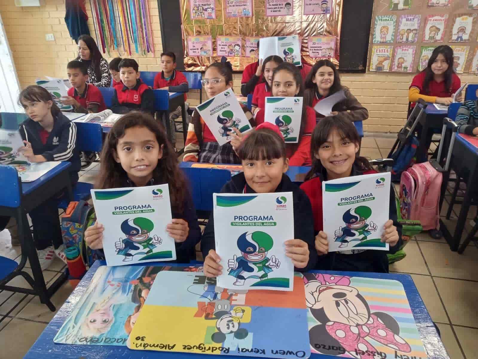 Participan 100 niños en Vigilante del Agua Participan 100 niños en Vigilante del Agua