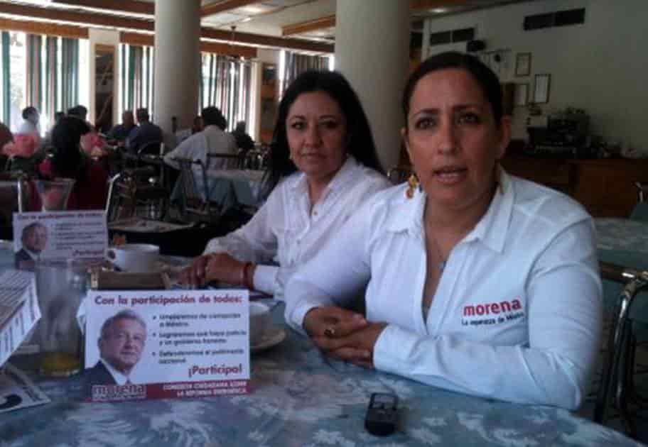 Se promueve Claudia con faltas de ortografía