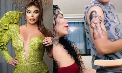 ¡Y soporten!: el novio de Paola Suárez se tatúa a la "Perdida" en el brazo
