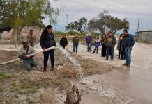 Entregan red de agua potable en El Encino 2