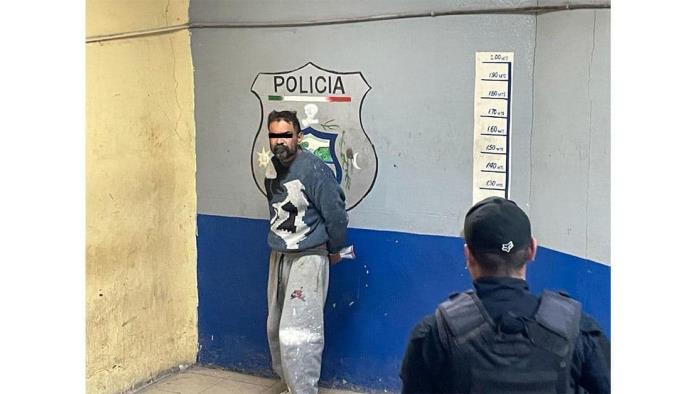 Golpea malagradecido a su madrecita en Las Flores