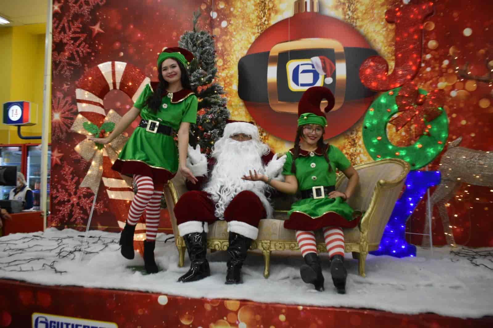 Llega Santa Claus al Súper Gutiérrez