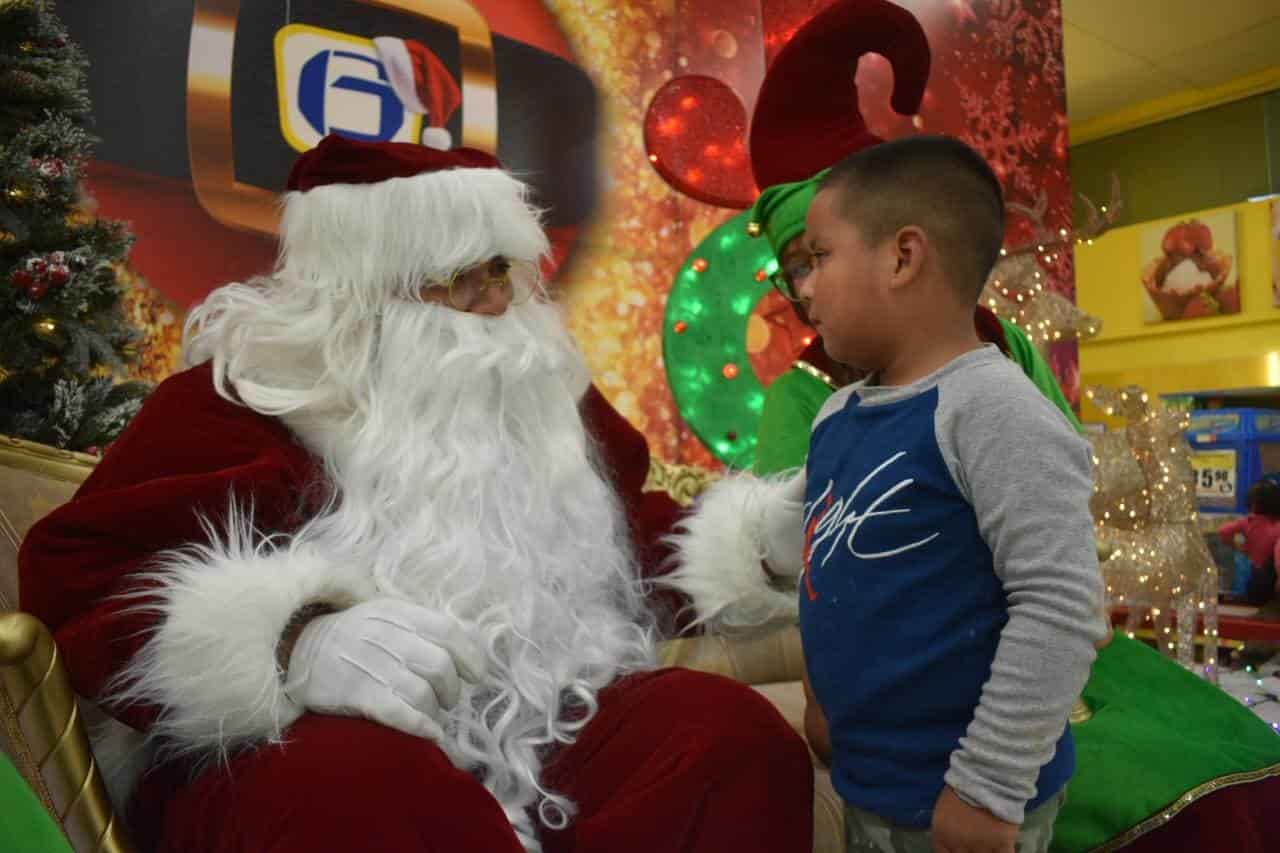Llega Santa Claus al Súper Gutiérrez