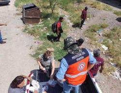 Zafarrancho entre migrantes y el INM