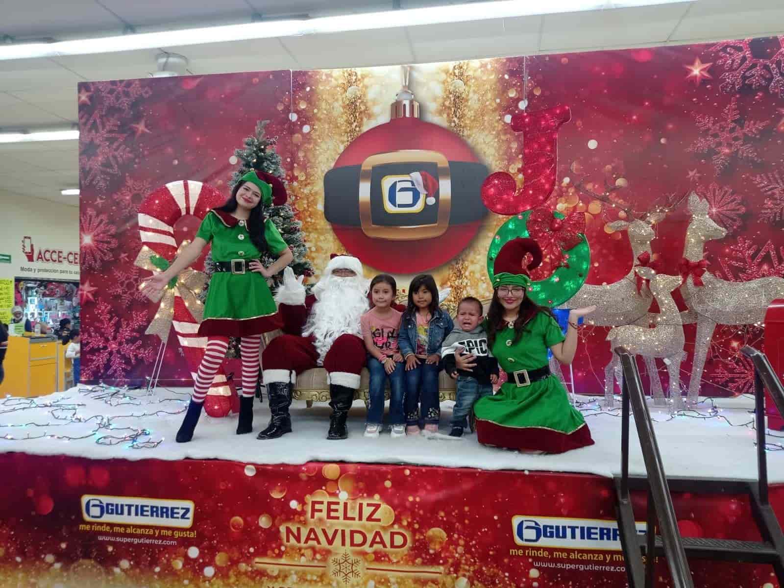 Llega Santa a Súper Gutiérrez