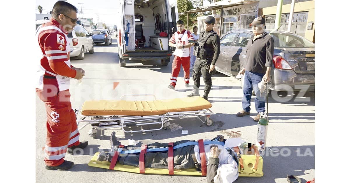 Arrolla a abuelito en la Occidental