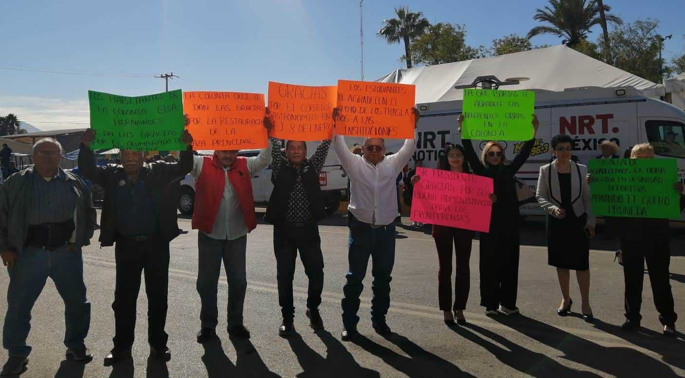 Aplauden ciudadanos al Alcalde