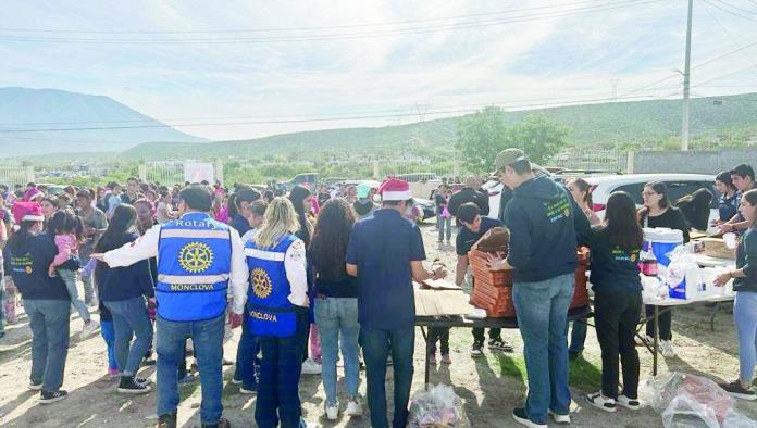 Llevan posada a niños de Colinas