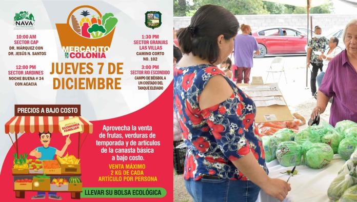 Comienzan los recorridos de Mercadito en tu Colonia en Nava