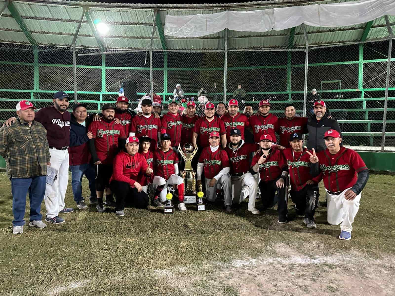 ¡Cerveceros bicampeón! Finaliza liga de Sóftbol en Allende