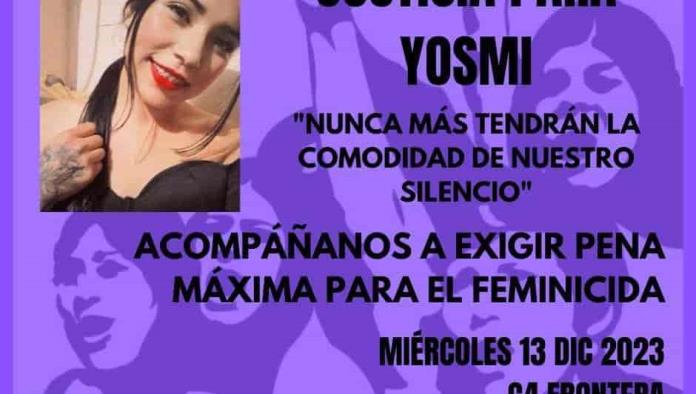 Exigen pena máxima para asesino de Yosmi