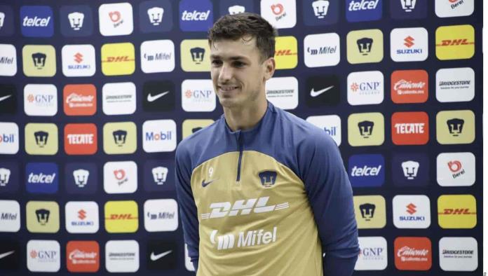 Prefiero no hacer comentarios, Dinenno pone su futuro en Pumas en el aire