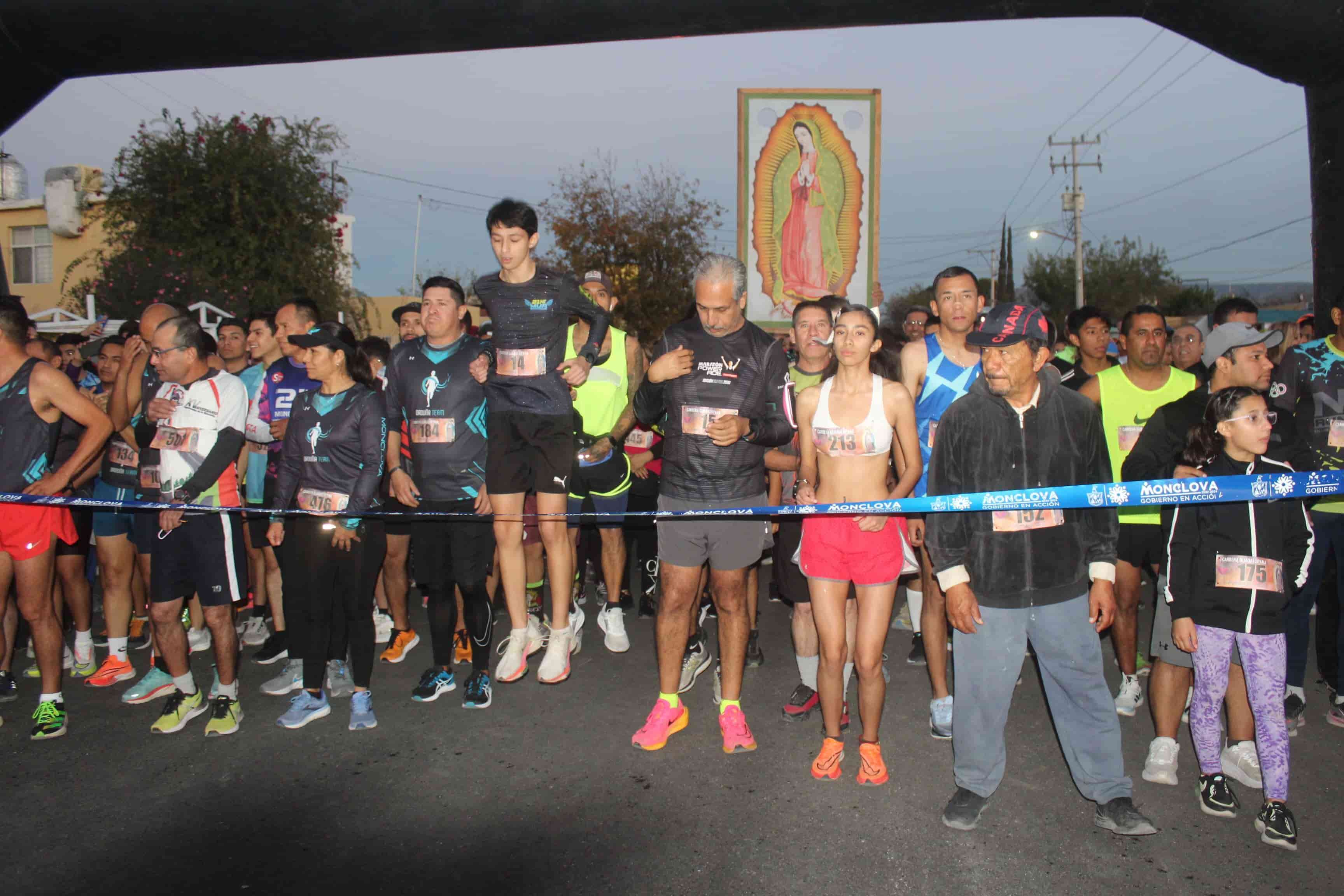 ¡Cumple atletas! A La Virgen de Guadalupe