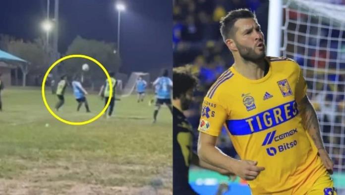 Hijo de Gignac sorprende a todos con espectacular gol de chilena