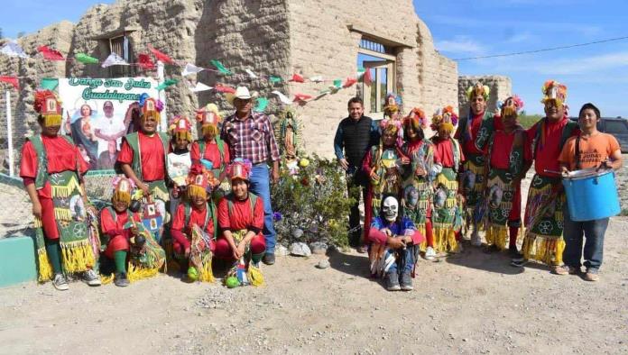 Con rosario a la Guadalupana celebra su día Ejido El Cerrito
