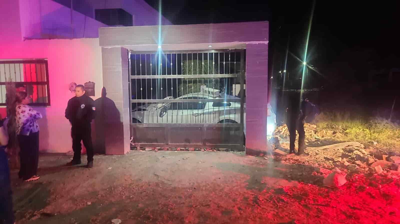 Mete auto en cochera ajena