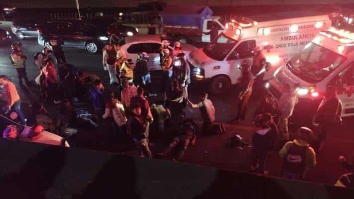 Ebrio conductor atropella a peregrinos guadalupanos y deja 3 muertos