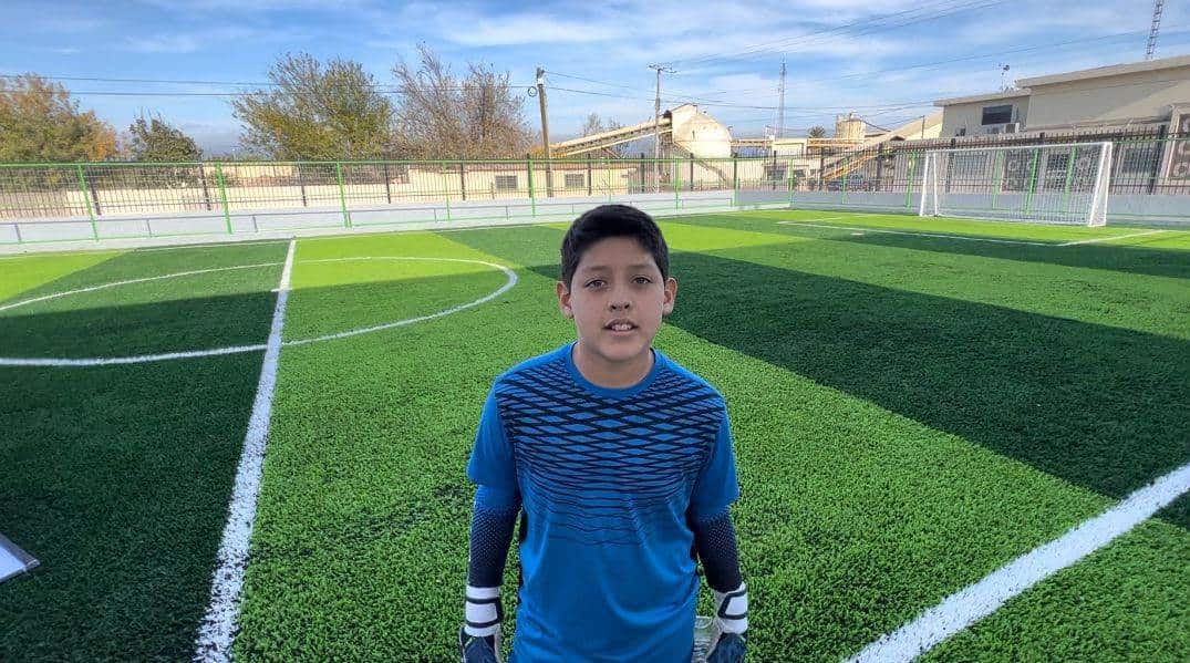 Entrega Alcaldesa cancha de Futbol