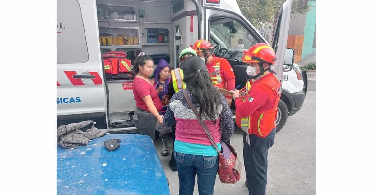 Casi muere abuelita en un incendio 