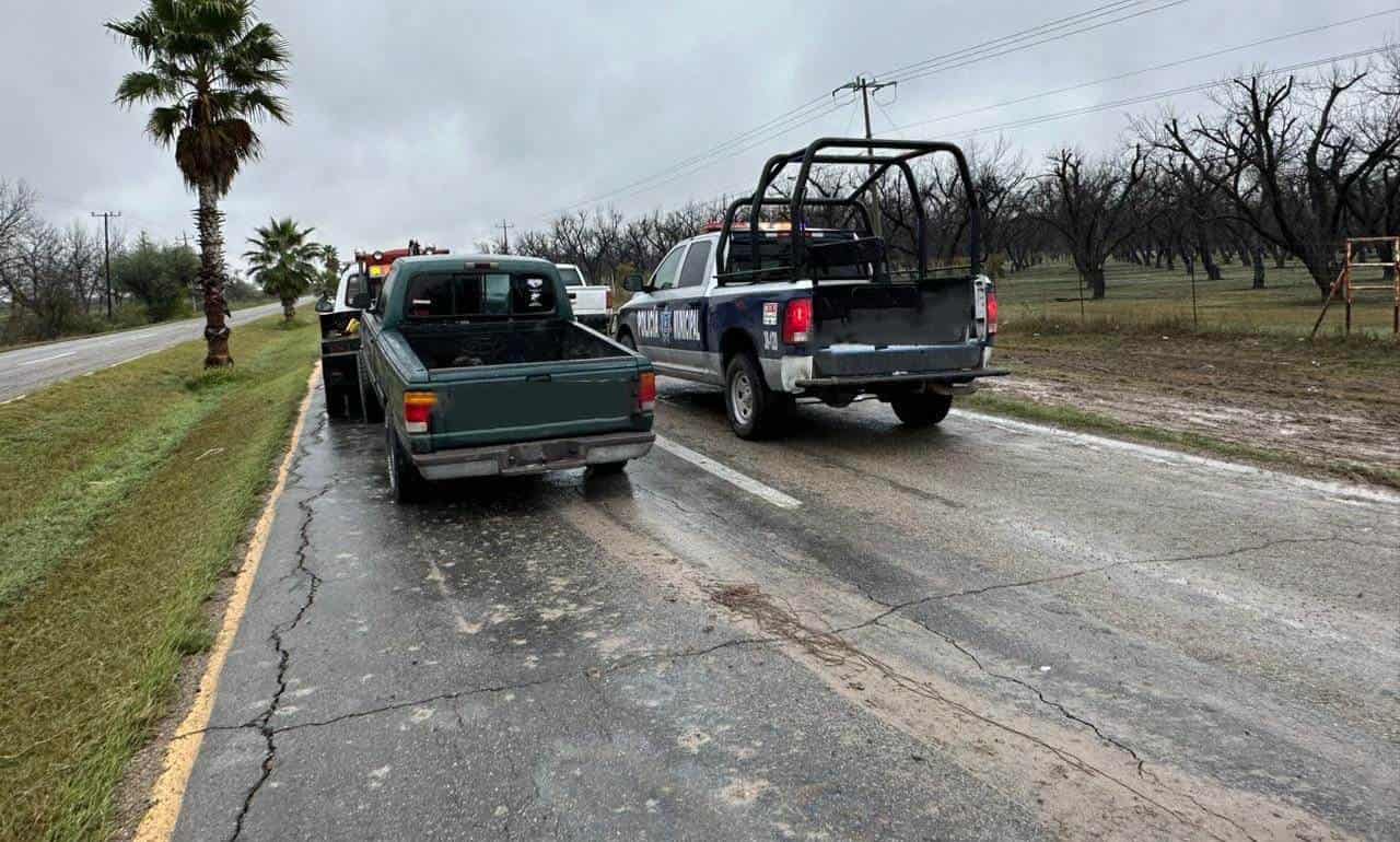 Provocan lluvias accidentes viales en la carretera 29 