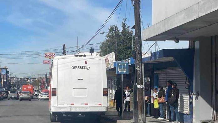 Sacarán transporte que no cumpla requisitos