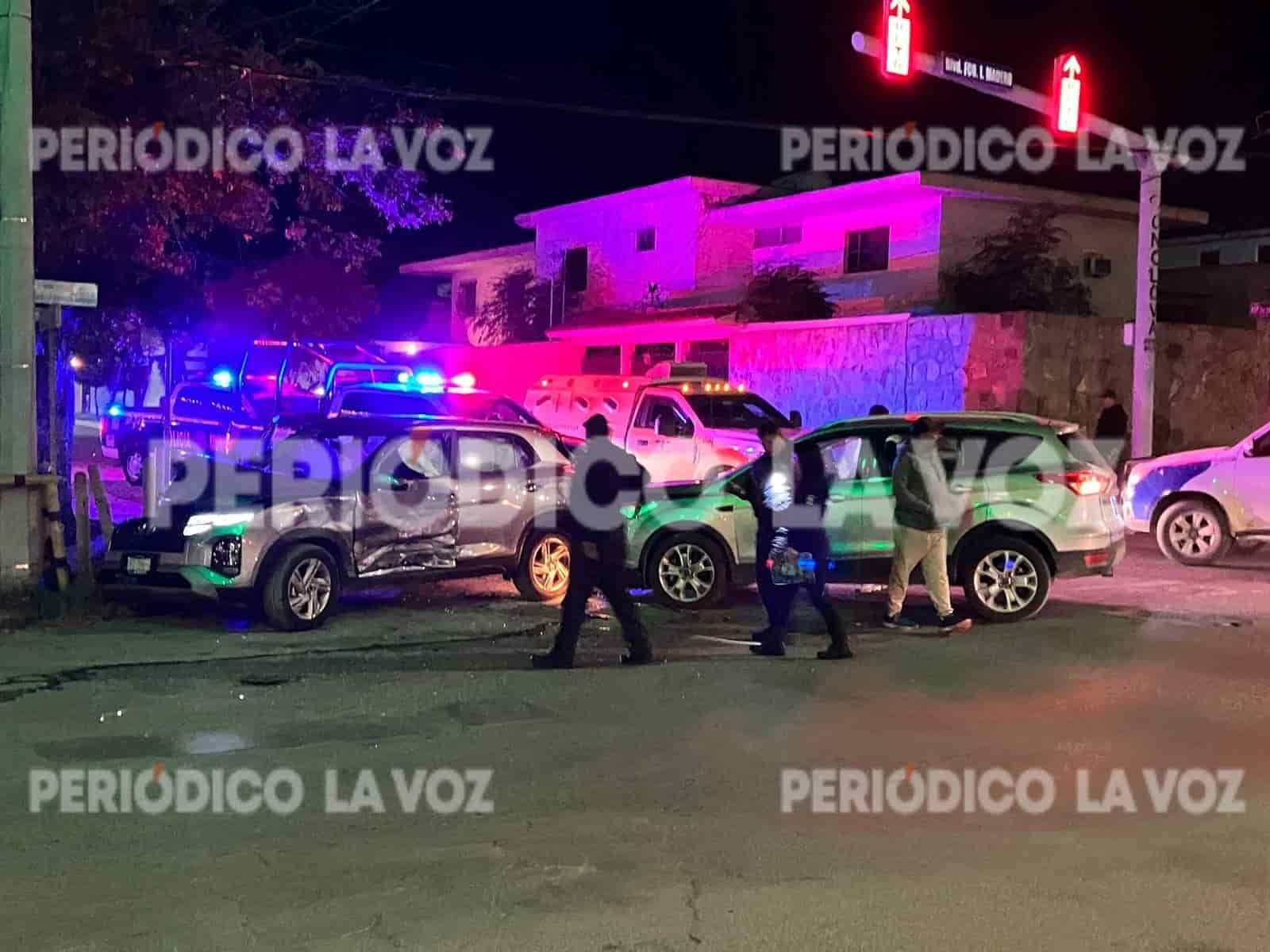 Destroza en choque camioneta del año