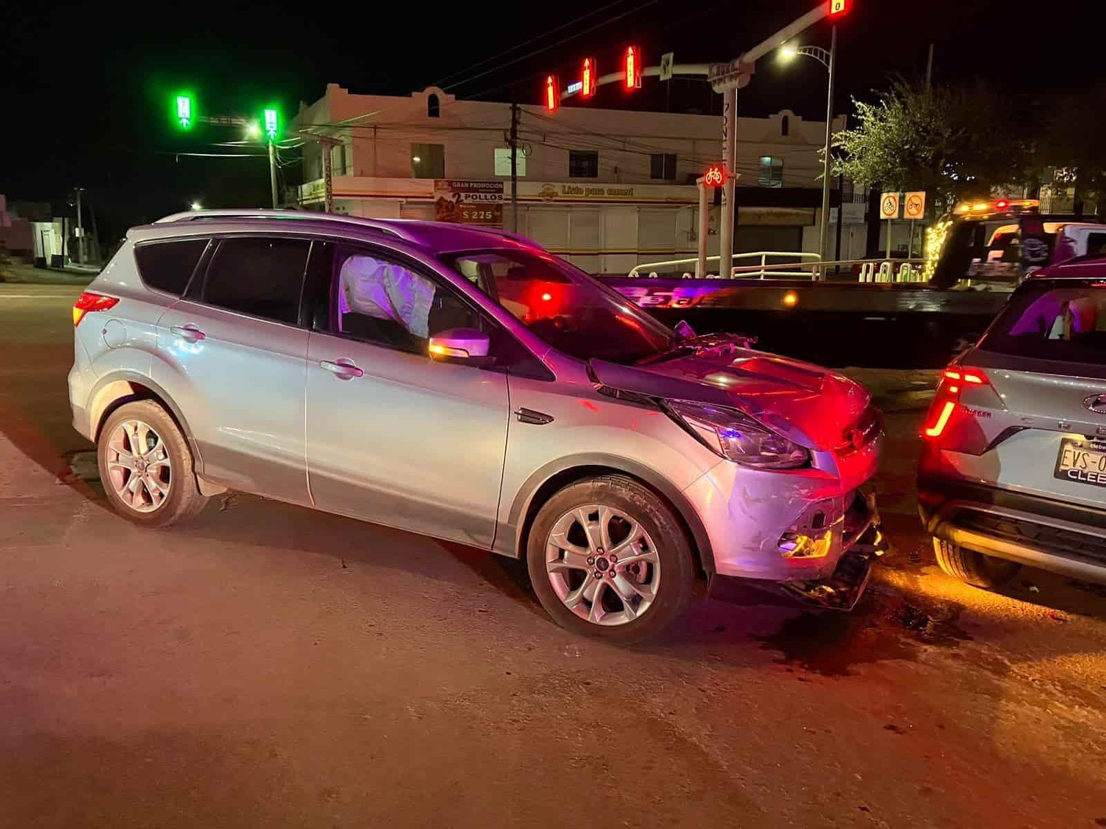 Destroza en choque camioneta del año