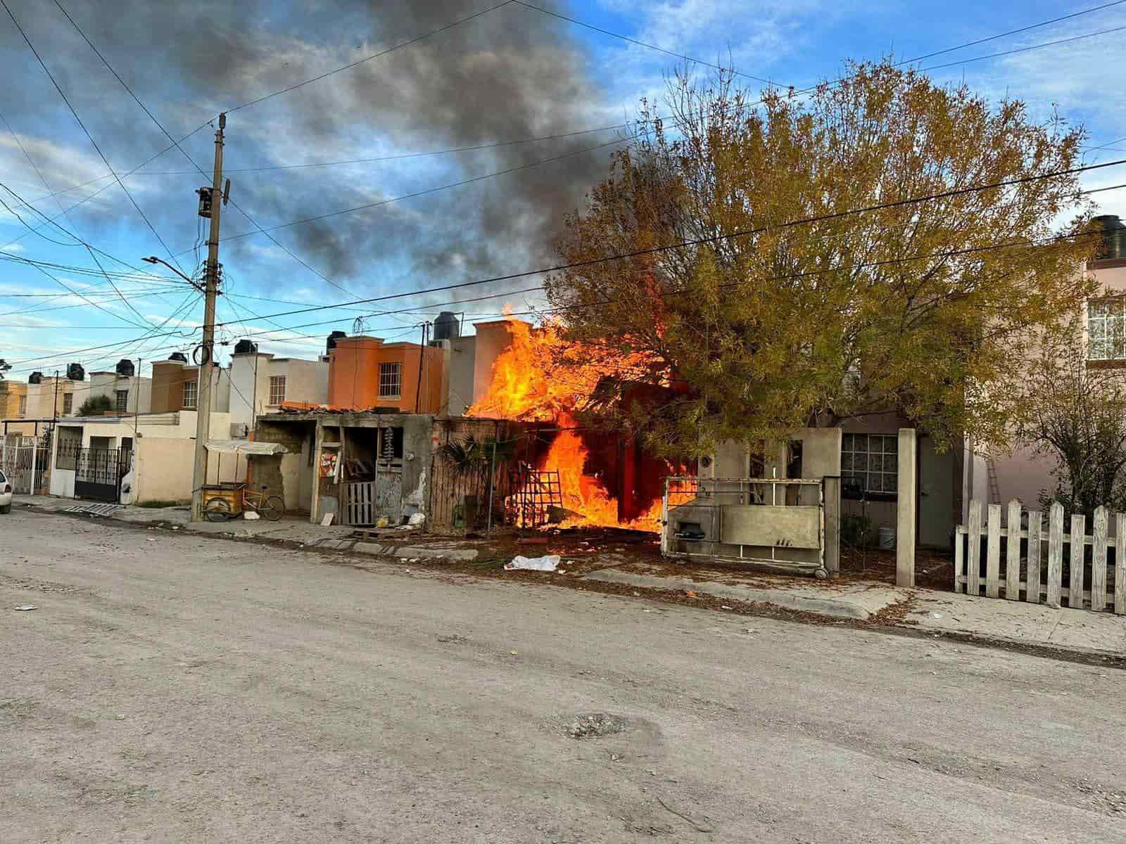 Arde domicilio en Fundadores 